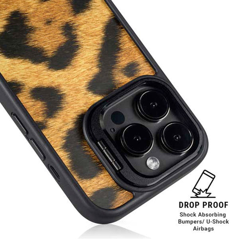 Leopard iPhone 16 Pro Kickstand Case